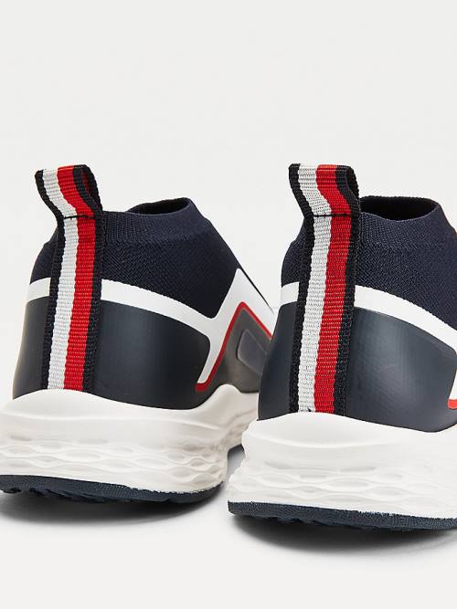 Tommy Hilfiger Pull-On Low-Top Sock Fantje Superge Modra | TH723OBK