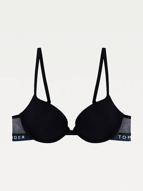 Tommy Hilfiger Push-Up Regular Fit Bra Ženske Spodnje Perilo Modra | TH639QMA