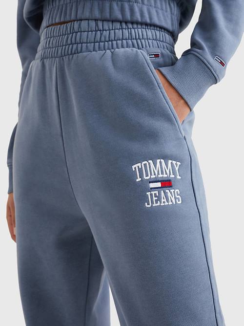 Tommy Hilfiger Relaxed Fit Logo Joggers Ženske Hlače Vijolična | TH051YQT