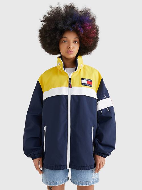 Tommy Hilfiger Reversible Chicago Windbreaker Moški Jakne Modra | TH794OGL