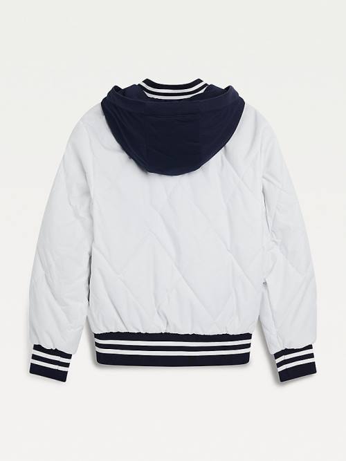 Tommy Hilfiger Reversible Recycled Polyester Bomber Fantje Jakne Zelena | TH641KPD