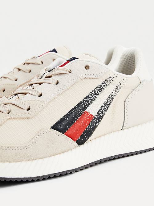 Tommy Hilfiger Ripstop Flag Cleat Ženske Superge Bež | TH469UYE