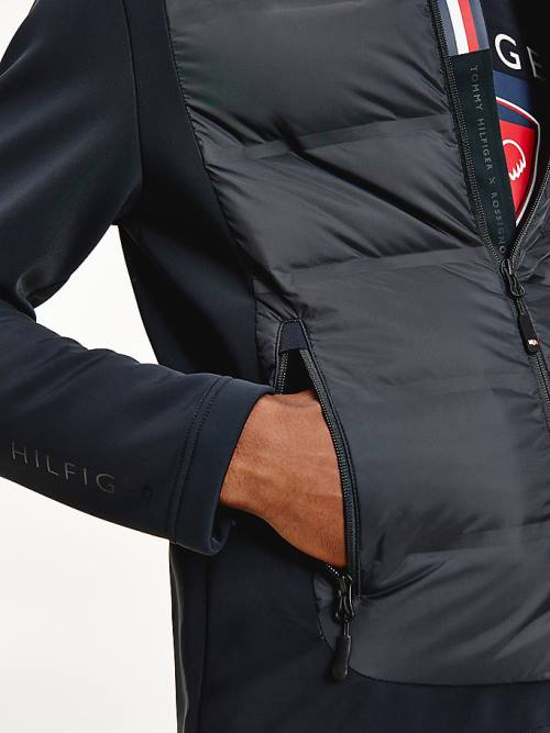 Tommy Hilfiger Rossignol Padded Zip-Thru Moški Jakne Črna | TH538MAE