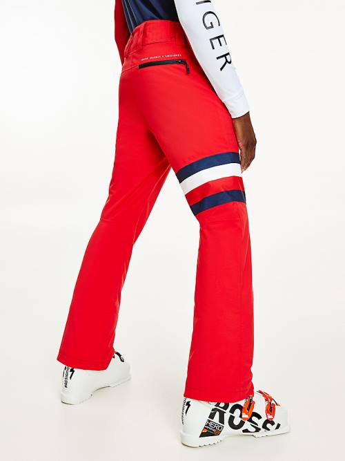 Tommy Hilfiger Rossignol Signature Detail Stretch Ski Moški Hlače Rdeča | TH038KZW