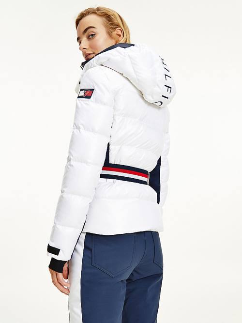 Tommy Hilfiger Rossignol Tonal Ski Ženske Jakne Bela | TH807RYI