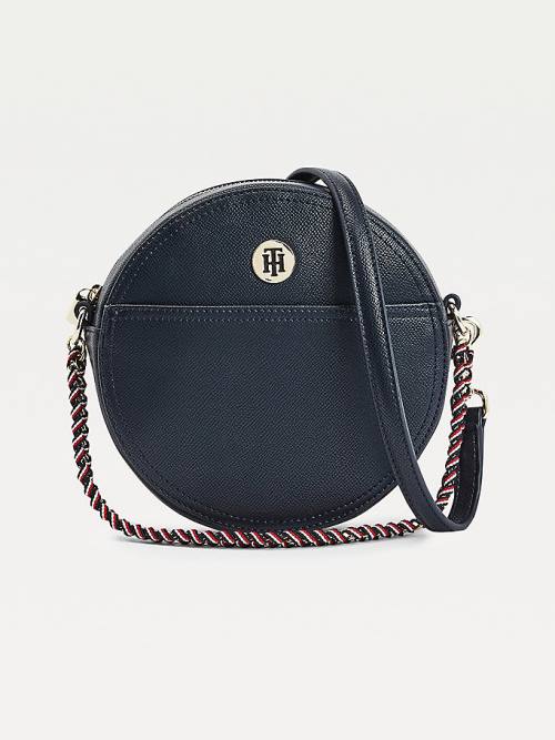 Tommy Hilfiger Round Crossover Ženske Torbice Modra | TH895ESK