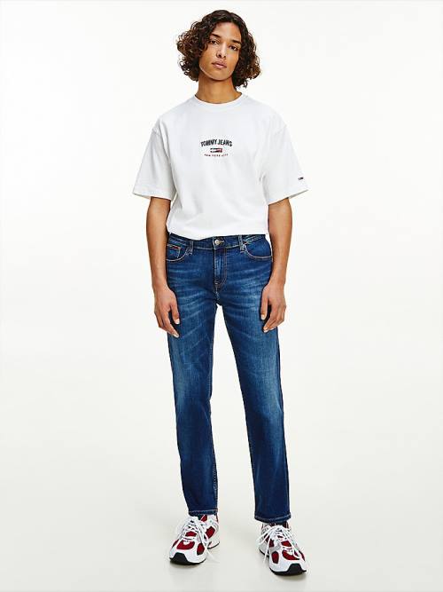 Tommy Hilfiger Ryan Relaxed Fit Faded Moški Kavbojke Denim | TH387GJK