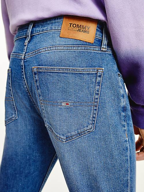 Tommy Hilfiger Ryan Straight Faded Moški Kavbojke Denim | TH326CBR