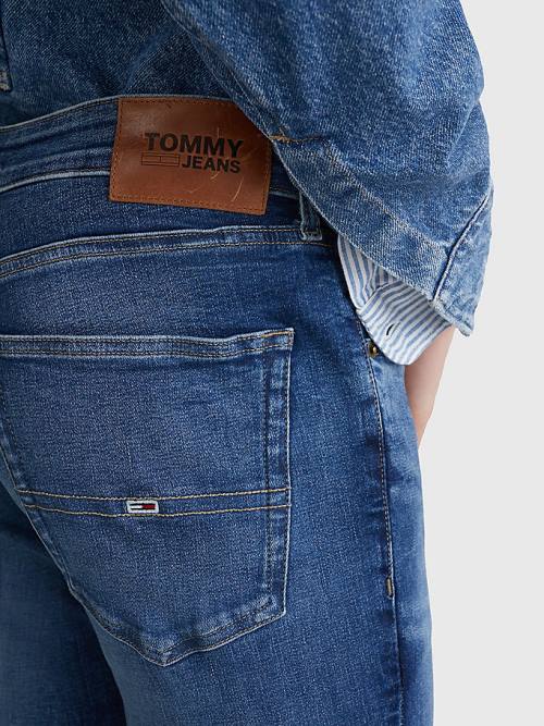 Tommy Hilfiger Scanton Faded Slim Fit Moški Kavbojke Denim | TH295CKF