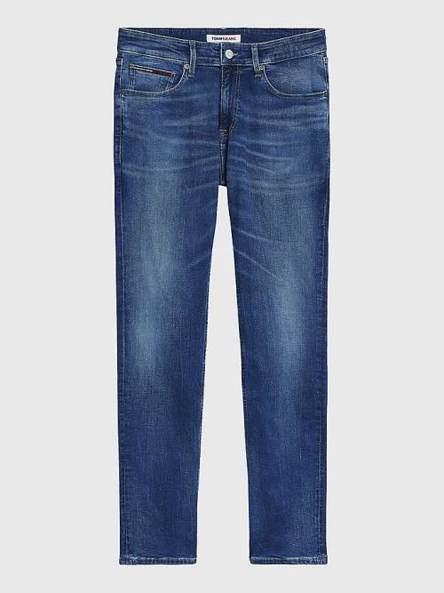 Tommy Hilfiger Scanton Faded Slim Fit Moški Kavbojke Denim | TH295CKF