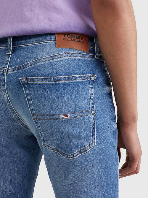 Tommy Hilfiger Scanton Slim Faded Moški Kavbojke Denim | TH290MUA