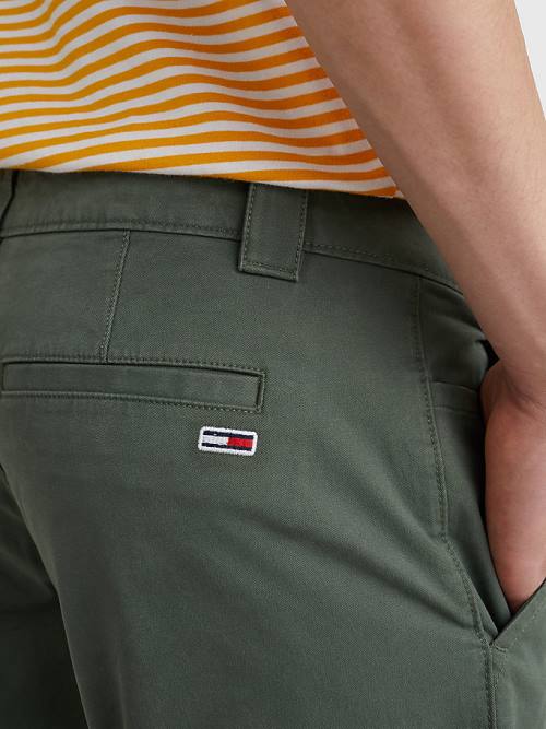 Tommy Hilfiger Scanton Slim Fit Chinos Moški Hlače Zelena | TH107GVI