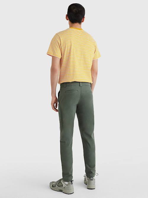 Tommy Hilfiger Scanton Slim Fit Chinos Moški Hlače Zelena | TH107GVI