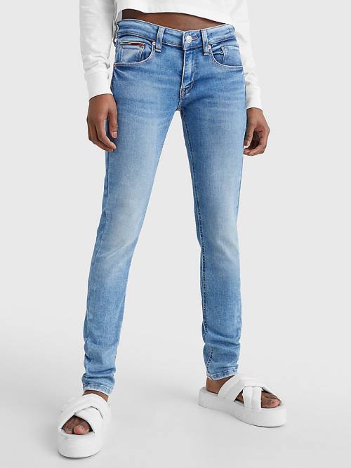 Tommy Hilfiger Scarlett Low Rise Skinny Ženske Kavbojke Denim | TH834PRL