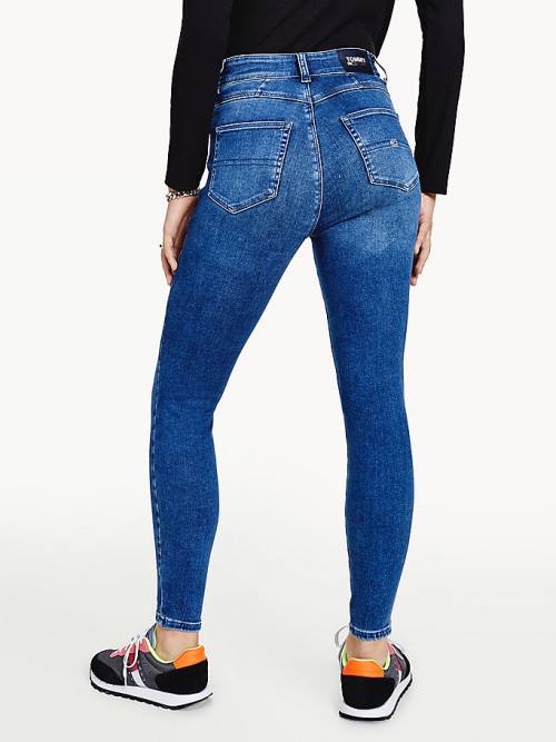 Tommy Hilfiger Shape High Rise Skinny Ženske Kavbojke Denim | TH187REU