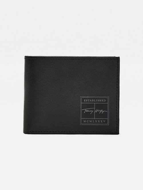 Tommy Hilfiger Signature Small Card Moški Denarnice Črna | TH934GJN