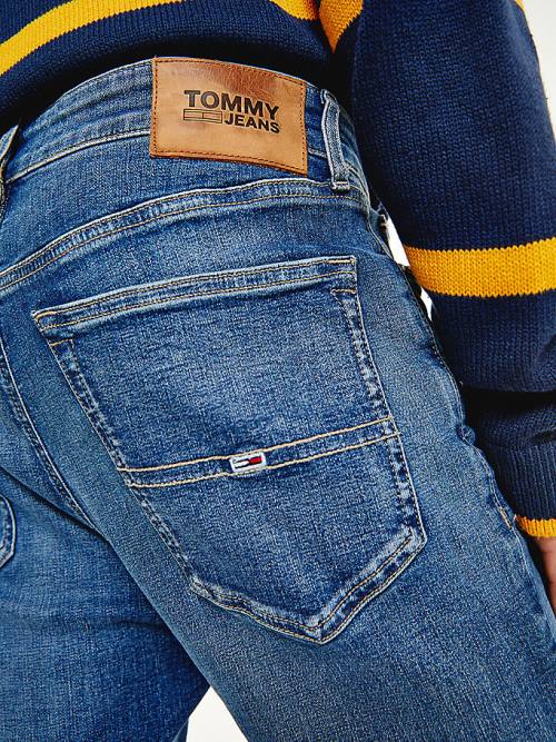 Tommy Hilfiger Simon Skinny Faded Moški Kavbojke Denim | TH245DVK