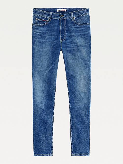 Tommy Hilfiger Simon Skinny Faded Moški Kavbojke Denim | TH245DVK