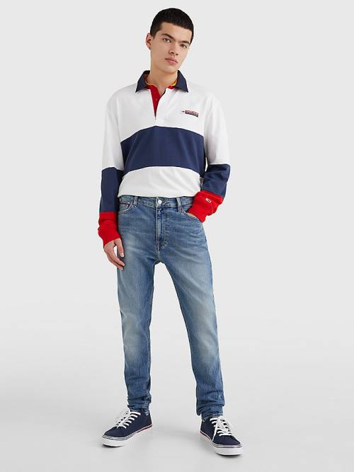 Tommy Hilfiger Simon Skinny Faded Moški Kavbojke Denim | TH356AOM