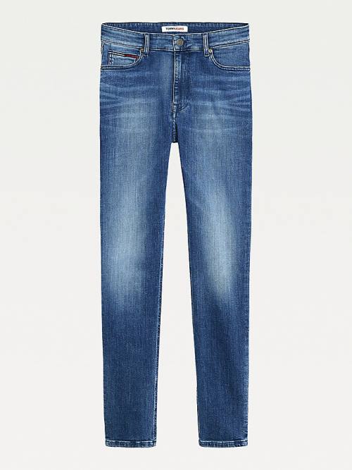 Tommy Hilfiger Simon Skinny Fit Faded Moški Kavbojke Denim | TH380NOB