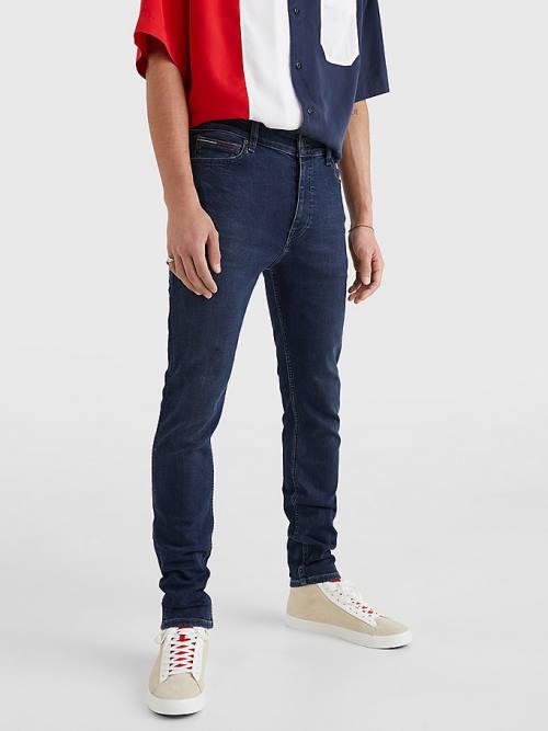 Tommy Hilfiger Simon Skinny Fit Moški Kavbojke Denim | TH716PLY