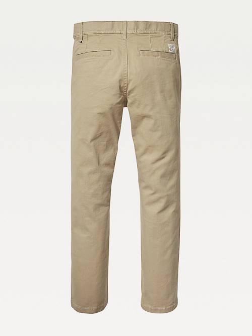 Tommy Hilfiger Slim Fit Chinos Fantje Hlače Kaki | TH276CJE