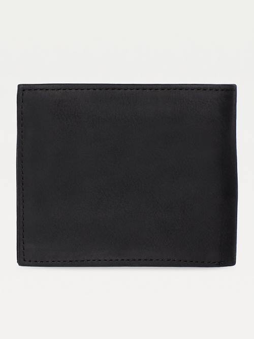 Tommy Hilfiger Small Bifold Card Moški Denarnice Črna | TH186FIN