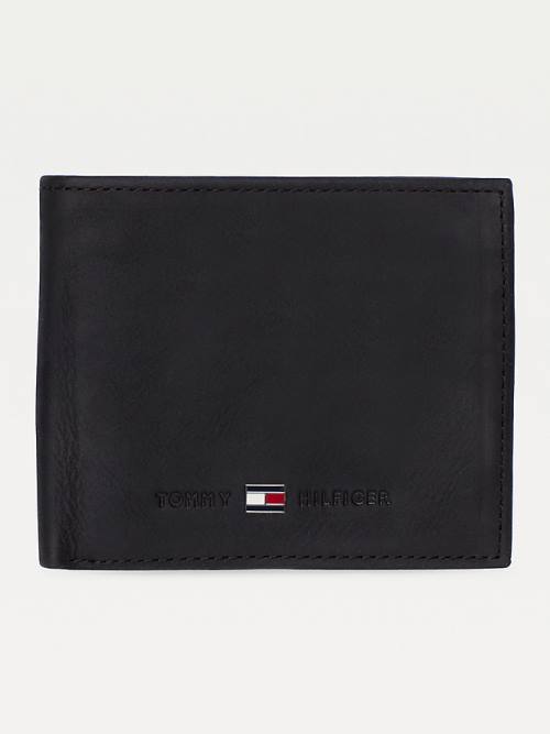 Tommy Hilfiger Small Bifold Card Moški Denarnice Črna | TH186FIN