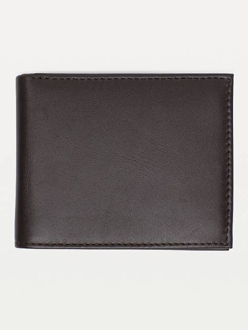 Tommy Hilfiger Small Embossed Bifold Moški Denarnice Rjav | TH436ZVP