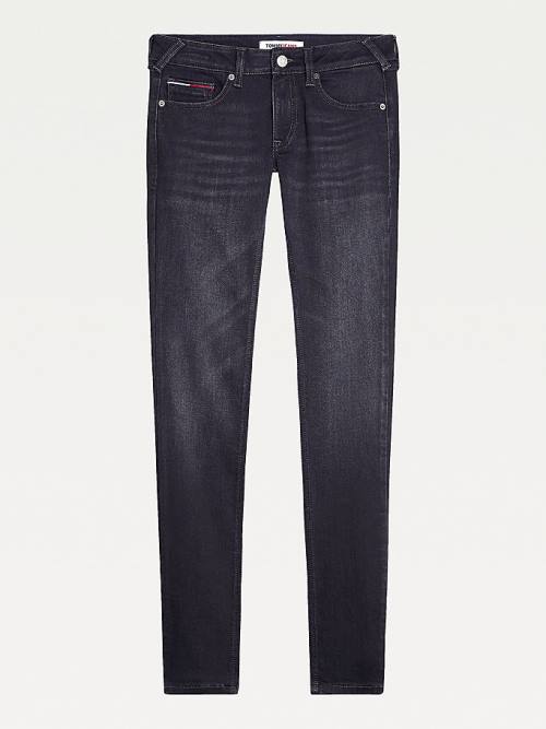 Tommy Hilfiger Sophie Low Rise Skinny Black Ženske Kavbojke Denim | TH176WTQ