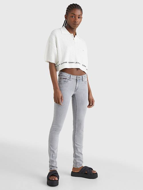 Tommy Hilfiger Sophie Low Rise Skinny Faded Ženske Kavbojke Denim | TH514QRJ