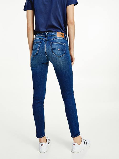 Tommy Hilfiger Sophie Low Rise Skinny Faded Ženske Kavbojke Denim | TH964ZBW