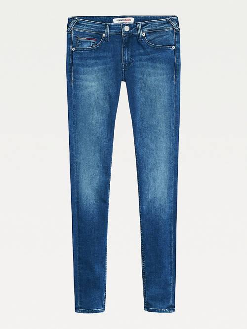 Tommy Hilfiger Sophie Low Rise Skinny Faded Ženske Kavbojke Denim | TH964ZBW