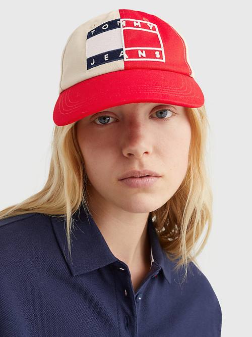 Tommy Hilfiger Spliced Tommy Badge Cap Ženske Kapa Modra | TH928WTO