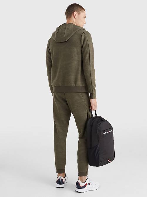 Tommy Hilfiger Sport Camo Zip-Thru Moški Pulover s kapuco Kaki | TH902VQE