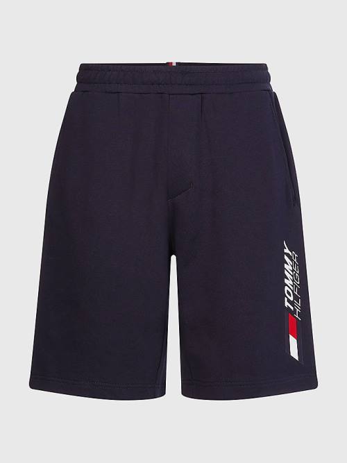 Tommy Hilfiger Sport Essential TH Cool Sweat Moški Kratke Hlače Modra | TH245PAR