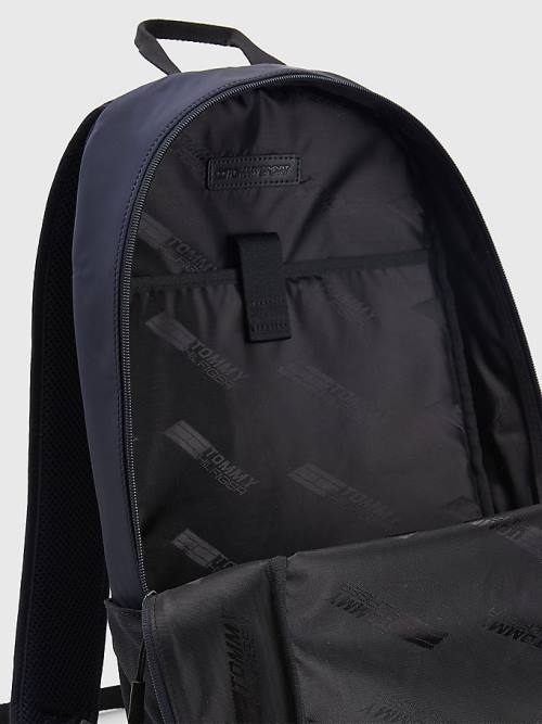 Tommy Hilfiger Sport Logo Backpack Moški Torbice Modra | TH590DQI