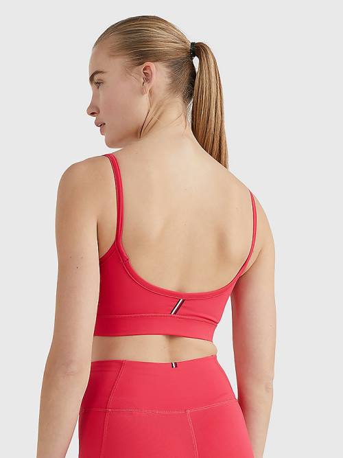 Tommy Hilfiger Sport Low Support Bra Ženske Spodnje Perilo Roza | TH901RLH