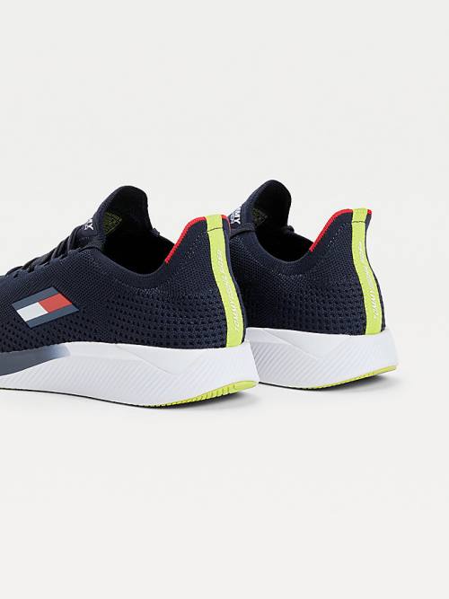 Tommy Hilfiger Sport Performance Knitted Moški Superge Modra | TH438ZWF