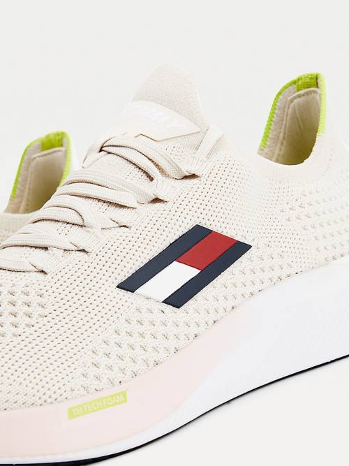 Tommy Hilfiger Sport Performance Knitted Elite Ženske Superge Bež | TH701XSV