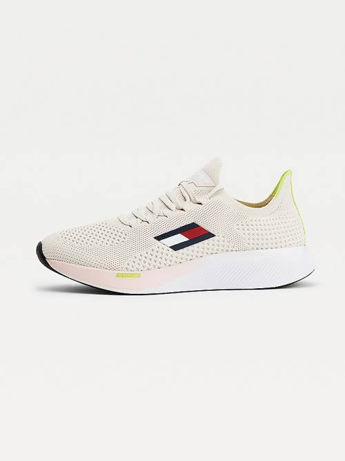 Tommy Hilfiger Sport Performance Knitted Elite Ženske Superge Bež | TH701XSV