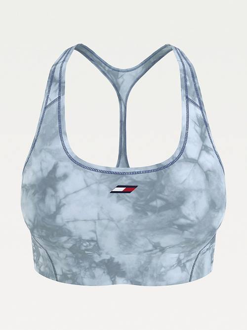 Tommy Hilfiger Sport TH Cool Medium Support Bra Ženske Spodnje Perilo Siva | TH025NSC