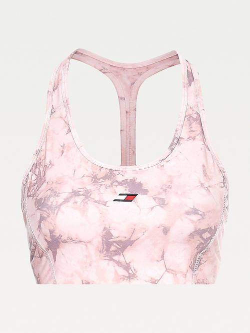 Tommy Hilfiger Sport TH Cool Medium Support Bra Ženske Spodnje Perilo Roza | TH368OVC