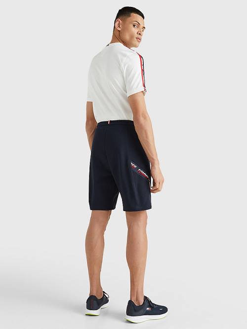 Tommy Hilfiger Sport TH Cool Organic Cotton Moški Kratke Hlače Modra | TH235PWV