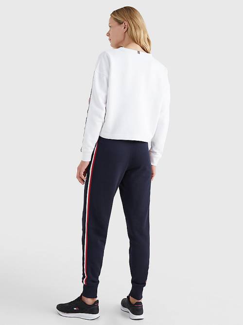 Tommy Hilfiger Sport TH Cool Relaxed Fit Ženske Pulover Bela | TH013GQN