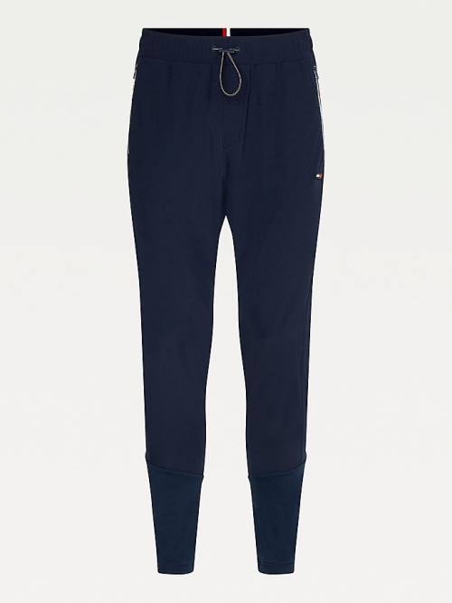 Tommy Hilfiger Sport Training Joggers Moški Hlače Modra | TH792PUF