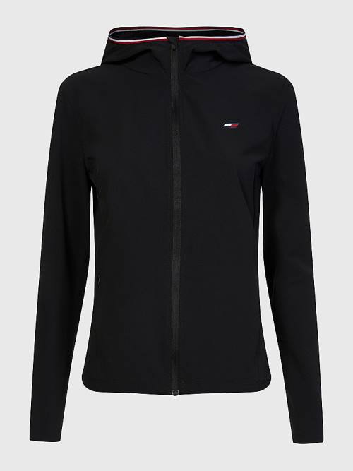 Tommy Hilfiger Sport Zip-Thru Performance Ženske Jakne Črna | TH345ERU