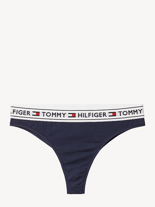 Tommy Hilfiger Stretch Cotton Brazilian Briefs Ženske Spodnje Perilo Modra | TH857KPZ