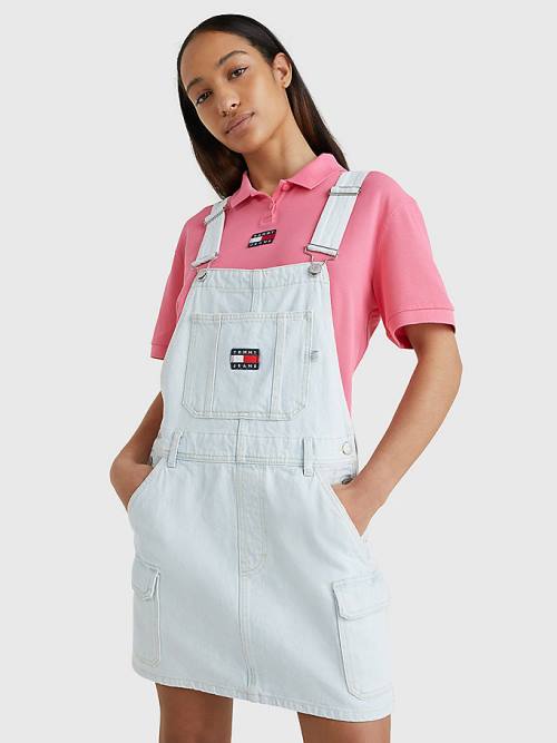 Tommy Hilfiger Surplus Denim Dungaree Ženske Obleke Denim | TH027DNX