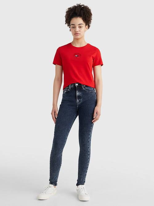 Tommy Hilfiger Sylvia High Rise Super Skinny Ženske Kavbojke Denim | TH352DTA